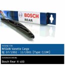 Bosch Scheibenwischer Nissan Vanette Cargo [Type: C23M],...