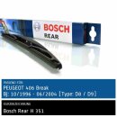 Bosch Scheibenwischer Peugeot 406 Break [Type: D8/D9],...
