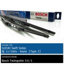 Bosch Scheibenwischer Suzuki Swift Sedan [Type: Z],...