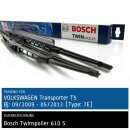 Bosch Scheibenwischer VW Volkswagen Transporter T5...