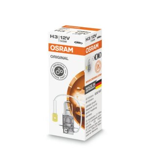 Original Osram Halogen-Lampe ,Typ H3 , 1 Stück