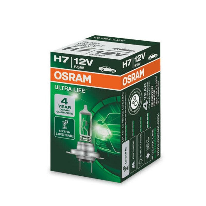 Original Osram Halogen-Lampe ,Typ H7 , Ultra Life , 1 Stück , 64210UL