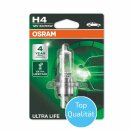 Original Osram Halogen-Lampe ,Typ H4 , Ultra Life , 1...