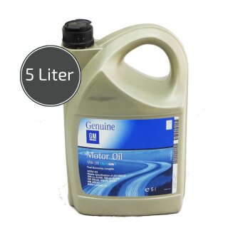Original Opel Motoröl, Longlife, GM, 5W-30, 5l Motoröl, GM-LL-A-025, GM-LL-B-025, GM dexos2