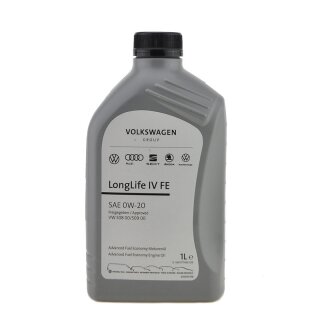 Original VAG Motoröl, Longlife IV FE, 0W-20, 1l Motoröl