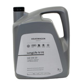 Original VAG Motoröl, Longlife IV FE, 0W-20, 5L Motoröl