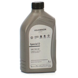 Original VAG Motoröl, Spezial D, 5W-40, 1l Motoröl