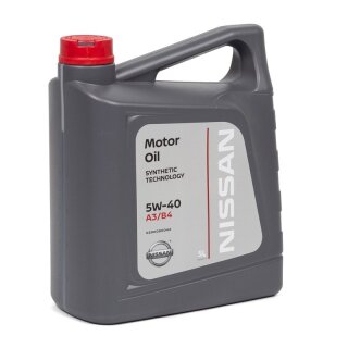 Original Nissan Motoröl, 5W-40, A3/B4, 5l Motoröl