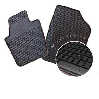 Gummimatten  für Smart FORTWO Cabrio (450), Bj: 03/2000-01/2004