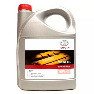 Original Toyota Motoröl, Semi Synthetic, 10W-40, 5l Motoröl, API SN
