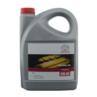 Original Toyota Motoröl, Synthetic, 5W-40, 5l Motoröl, API SM, API CF, ACEA A3, ACEA B4
