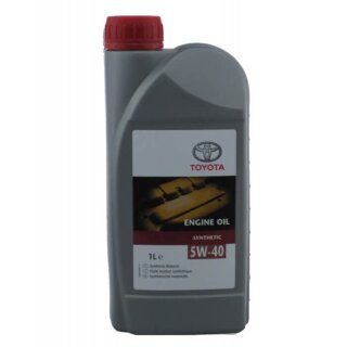 Original Toyota Motoröl, Synthetic, 5W-40, 1l Motoröl, API SM, API CF, ACEA A3, ACEA B4