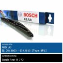 Bosch Scheibenwischer Audi A3 [8P1], 05/2003 bis 03/2013,...