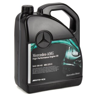 Original Mercedes-AMG Motoröl, High Performence AMG, 0W-40, 5l Motoröl