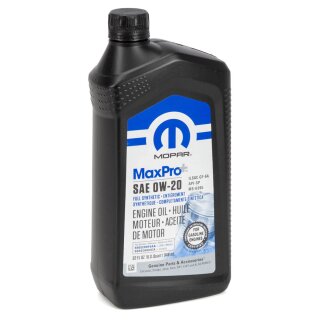 Original Chrysler, Dodge, Jeep, Ram, Fiat, Alfa Romeo Motoröl: 0W20, 946ml