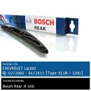Bosch Scheibenwischer Chevrolet Lacetti [Type: KL1N/J200], 02/2005 bis 04/2013, Heck-Scheibenwischer, hinten