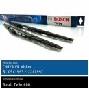 Bosch Scheibenwischer Chrysler Vision, 09/1993 bis 12/1997, Twin Bügel-Scheibenwischer, 1 Frontwischer