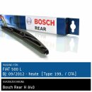 Bosch Scheibenwischer Fiat 500 L [Type: 199../CFA], 09/2012 bis heute, Heck-Scheibenwischer, hinten