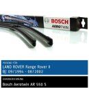 Bosch Scheibenwischer Land Rover Range Rover II, 09/1994 bis 08/2002, AeroTwin Flachbalken-Scheibenwischer, Set: vorne