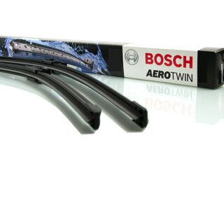 Bosch Scheibenwischer Mercedes Benz CLK Coupé [W209], 08/2001 bis 04/2009, AeroTwin Flachbalken-Scheibenwischer, Set: vorne