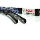 Bosch Scheibenwischer Mercedes Benz CLK Coupé [W209], 08/2001 bis 04/2009, AeroTwin Flachbalken-Scheibenwischer, Set: vorne